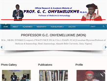 Tablet Screenshot of profgconyemelukwe.com